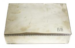 714 - CAJA CIGARRERA EN PLATA