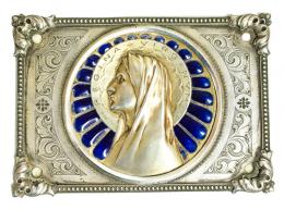 798 - MEDALLA EN PLATA Y ESMALTE. PRINCIPIOS DEL SIGLO XX