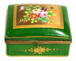 492 - CAJA EN PORCELANA FRANCESA