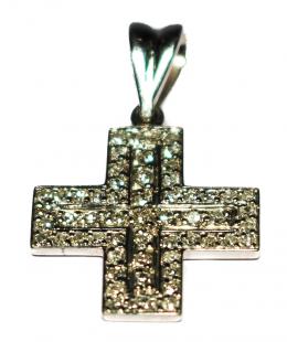 87 - COLGANTE CRUZ CON BRILLANTES