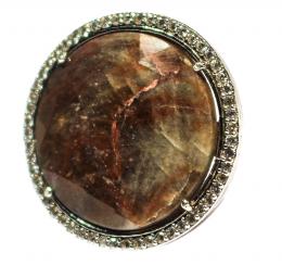 98 - ANILLO DE PLATA CON CIRCONITAS