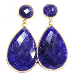 189 - PENDIENTES DE PLATA Y LAPISLÁZULI