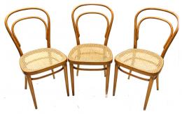416 - TRES SILLAS THONET. PRINCIPIOS DEL SIGLO XX