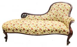 334 - CHAISE LONGUE CIRCA 1900