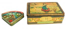 971 - DOS CAJAS EN HOJALATA