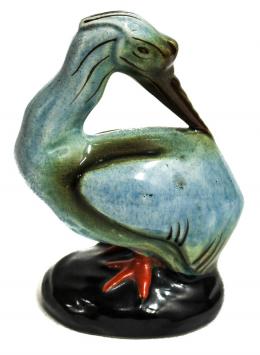 477 - "AVE" EN PORCELANA PORTUGUESA DE LOS AÑOS 30
