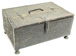934 - CAJA TALLADA. FINALES DEL SIGLO XIX