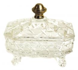 17 - CARAMELERA EN CRISTAL Y PLATA