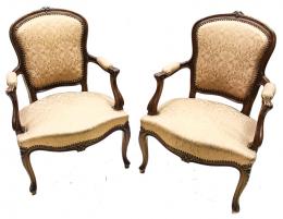 399 - PAREJA DE SILLONES CON APOYABRAZOS