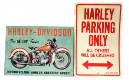 1040 - PLACA PUBLICITARIA "HARLEY DAVIDSON"