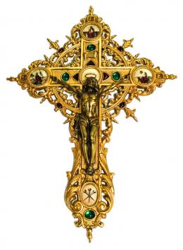 983 - GRAN CRUCIFIJO EN BRONCE