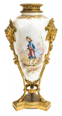 561 - JARRÓN SÈVRES FINALES DEL SIGLO XIX