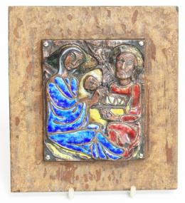 1356 - RELIEVE EN BRONCE Y ESMALTE