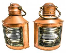 1301 - DOS LUCES DE BARCO CANTONERAS