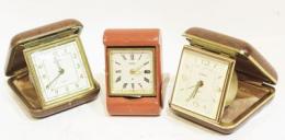 1045 - TRES RELOJES DESPERTADOR DE MEDIADOS DE S. XX