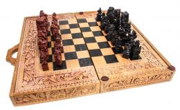 309 - JUEGO DE AJEDREZ Y BACKGAMMON ORIENTAL