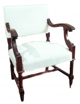 828 - SILLA DE BRAZOS MEDIADOS DEL SIGLO XX