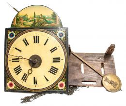 853 - RELOJ DE PARED RATERA FINALES DEL SIGLO XIX