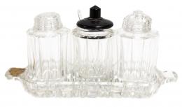 28 - CONJUNTO ESPECIERO EN CRISTAL MEDIADOS S.XX