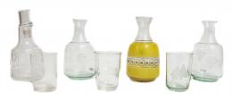 54 - LOTE DE BOTELLAS DE NOCHE PRINCIPIOS DEL SIGLO XX