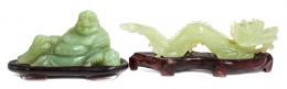 432 - PAREJA DE FIGURAS EN JADE