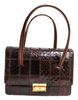 731 - BOLSO EN PIEL DE SERPIENTE