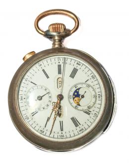 197 - RELOJ CRONÓGRAFO DE BOLSILLO DE PPS. DEL S.XX