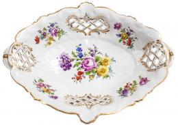 463 - CENTRO DE MESA EN PORCELANA FRANCESA