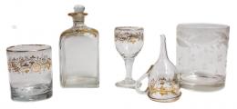 68 - LOTE DE PIEZAS EN CRISTAL DE LA GRANJA