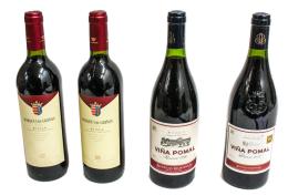 1022 - CUATRO BOTELLAS DE RIOJA