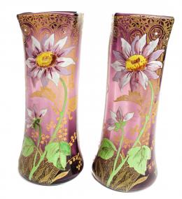 75 - PAREJA DE JARRONES ART NOUVEAU. CIRCA 1920