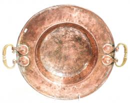 865 - BRASERO EN COBRE. PRIMERA MITAD DEL SIGLO XX
