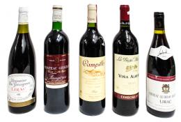 973 - CINCO BOTELLAS DE VINO