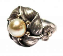 85 - ANILLO AÑOS 40 EN PLATA