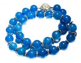 146 - COLLAR CON PERLAS DE CALCEDÓNIA
