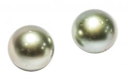 172 - PENDIENTES DORMILONAS CON PERLAS TAHITÍ