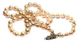 128 - COLLAR DE PERLAS DE PPS. S. XX