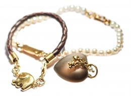 160 - LOTE DE PULSERAS Y COLGANTE