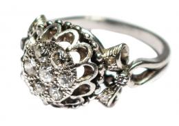 52 - ANILLO ROSETÓN AÑOS 40