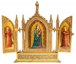 1073 - TRÍPTICO EN BRONCE