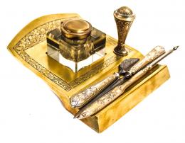 1068 - TINTERO ART NOUVEAU ALEMÁN. CIRCA 1900
