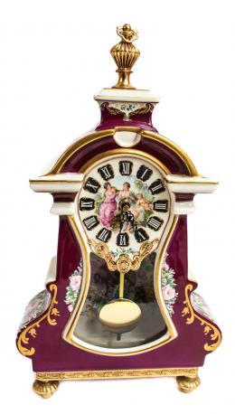 859 - RELOJ DE SOBREMESA DE LIMOGES
