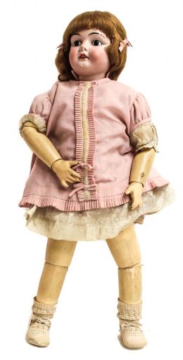 221 - MUÑECA DE FLES. DEL S.XIX-PPS. S.XX