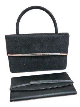 1129 - DOS BOLSOS DE NOCHE PARA SEÑORA AÑOS 60