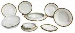 601 - CONJUNTO DE VAJILLA EN PORCELANA DE LIMOGES