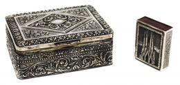 746 - CAJA Y CIGARRERA EN PLATA
