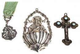 809 - LOTE RELIGIOSO EN PLATA