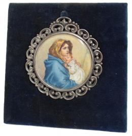1029 - MEDALLON "VIRGEN CON EL NIÑO"