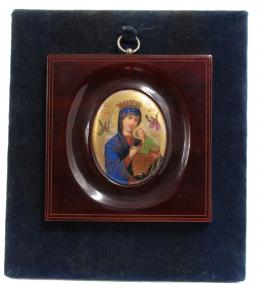 1031 - MEDALLON DECORATIVO EN PORCELANA