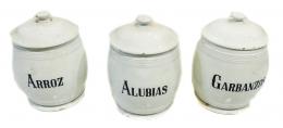 547 - TRES TARROS DE COCINA DEL PRIMER TERCIO S.XX